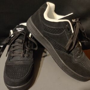 Reebok RB 1910 Men's 11M Solay Skate Work Steel Toe Black Oxfords EH, ASTM F2413